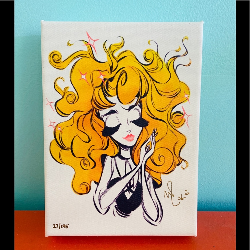 Disney WonderGround Sleeping Beauty Whitney Pollett Aurora Canvas Wrap 27 of 195
